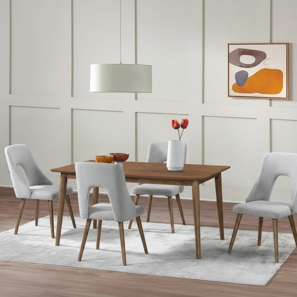 Lifestorey Clover Mid-Century Modern Dining Set
