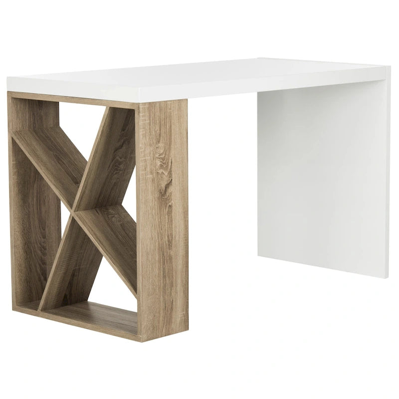 Modern Scandinavian Storage Lacquer Desk