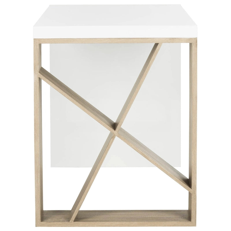 Modern Scandinavian Storage Lacquer Desk