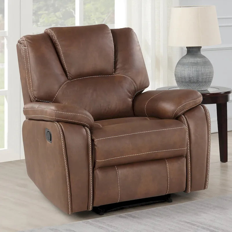 Faux Leather Reclining 3-Piece Set