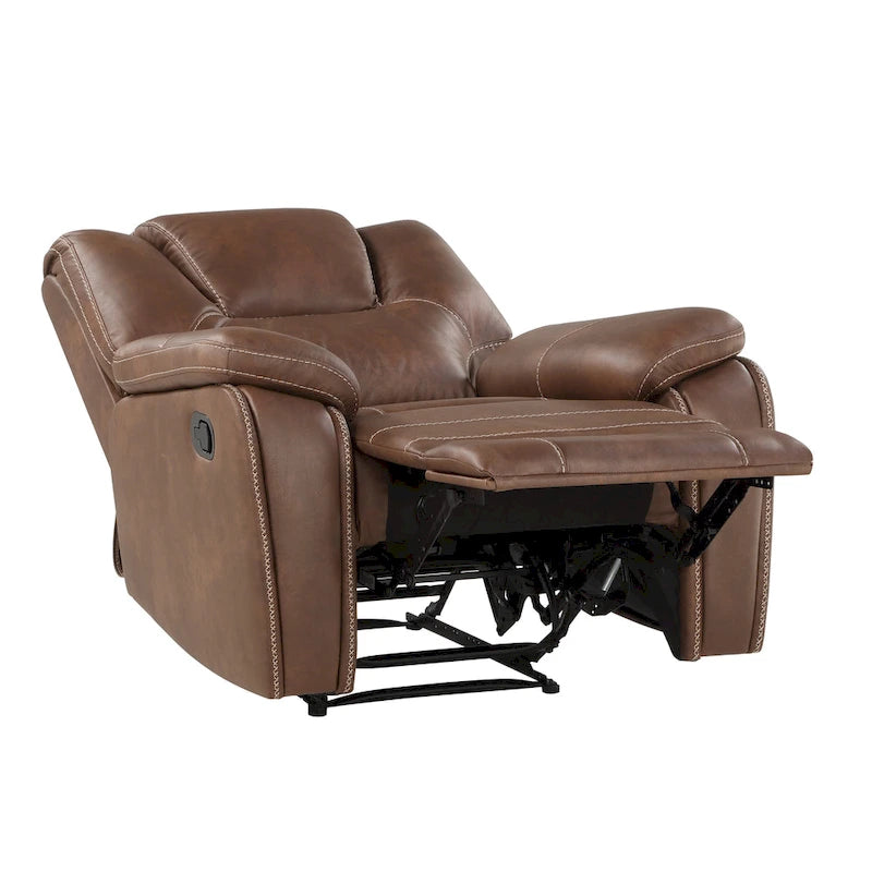 Faux Leather Reclining 3-Piece Set