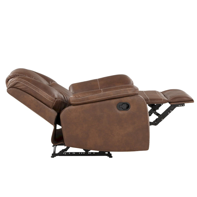 Faux Leather Reclining 3-Piece Set