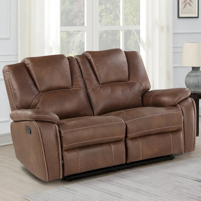 Faux Leather Reclining 3-Piece Set