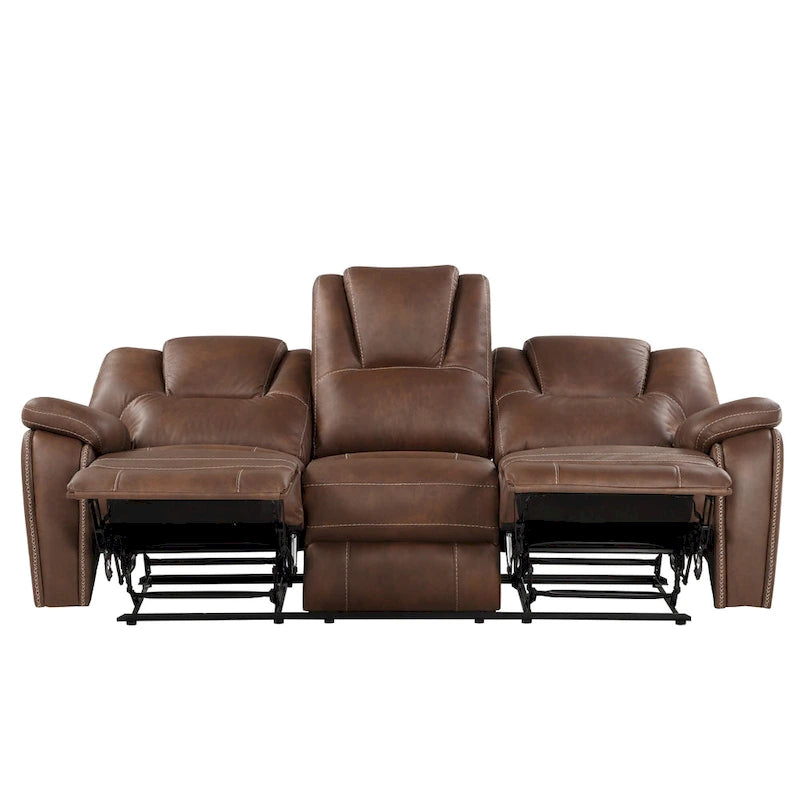 Faux Leather Reclining 3-Piece Set