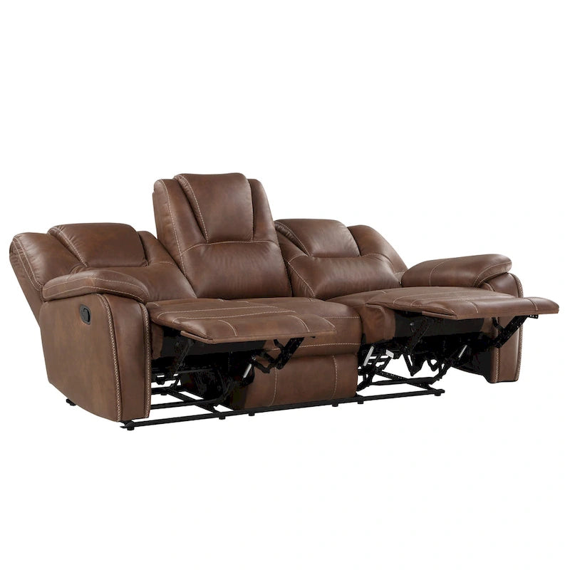 Faux Leather Reclining 3-Piece Set