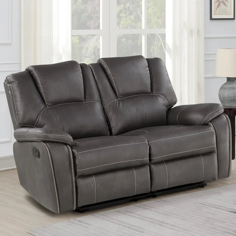 Faux Leather Reclining 3-Piece Set