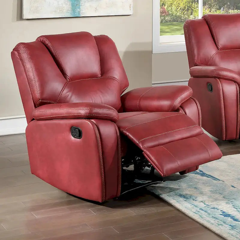 Faux Leather Reclining 3-Piece Set