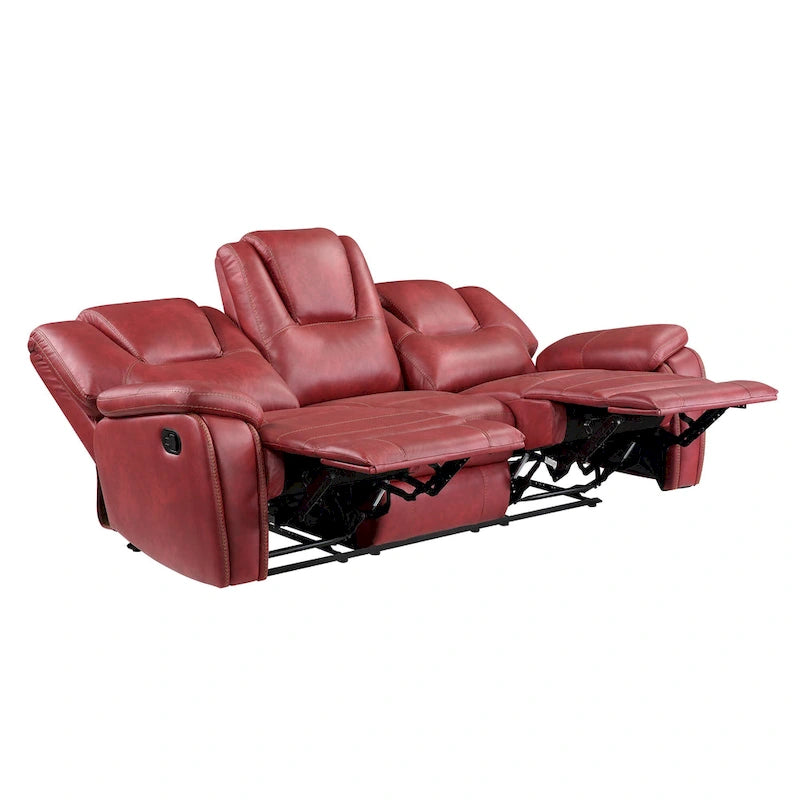 Faux Leather Reclining 3-Piece Set