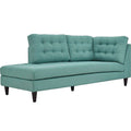Empress Upholstered Fabric Chaise