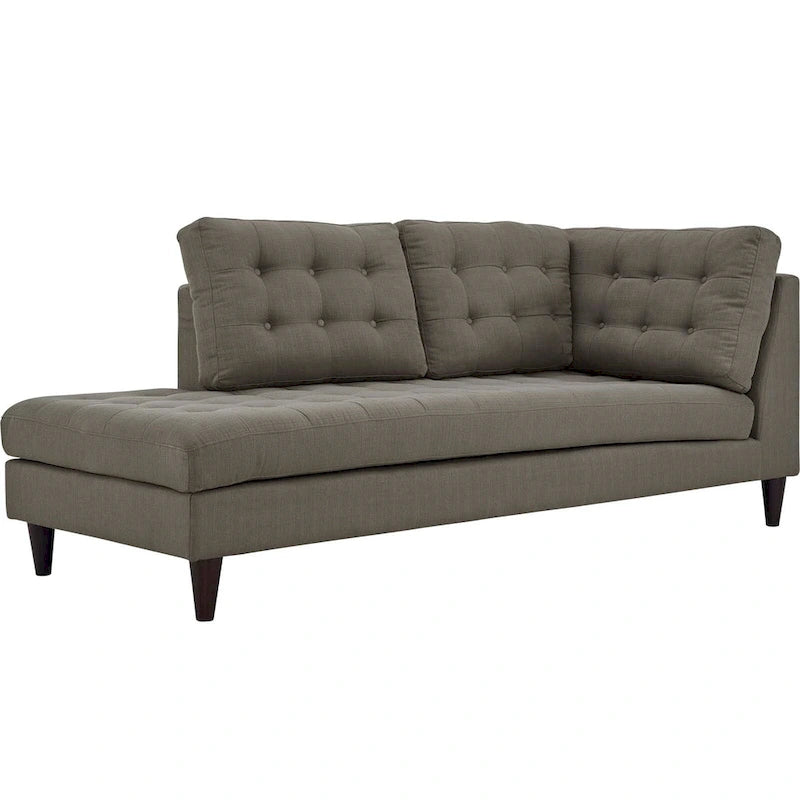 Empress Upholstered Fabric Chaise