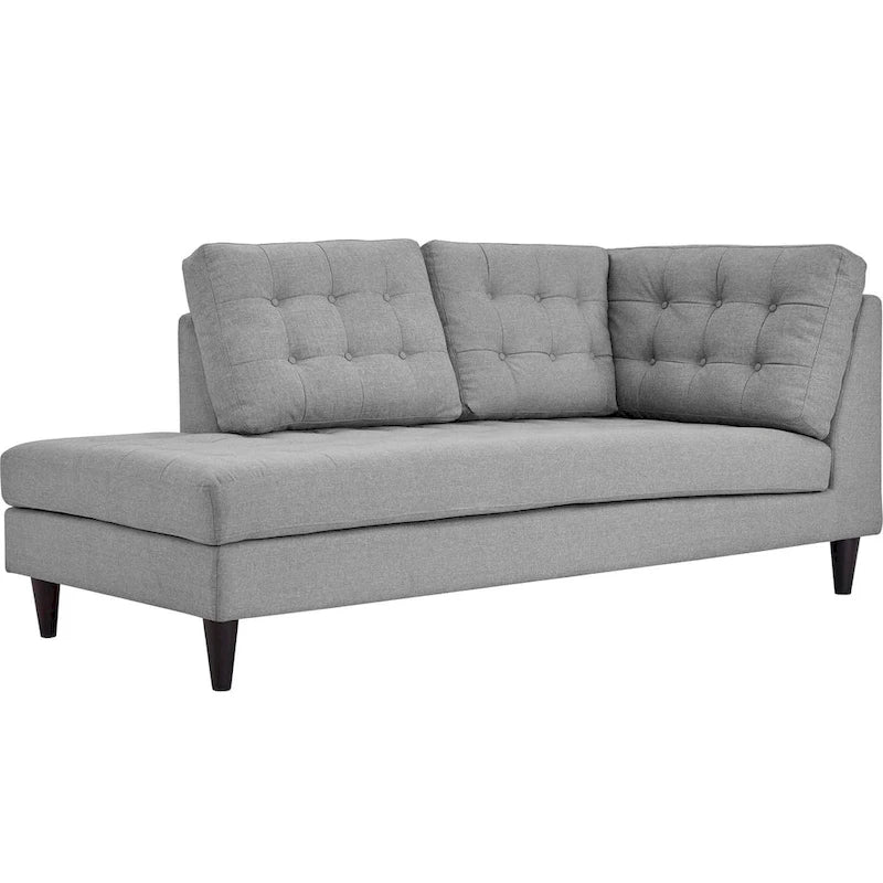 Empress Upholstered Fabric Chaise