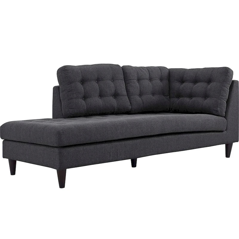 Empress Upholstered Fabric Chaise