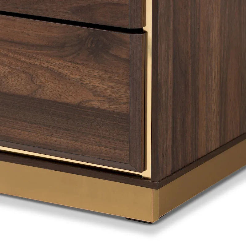 Cormac Modern & Contemporary 8-Drawer Metal-based Wood Dresser