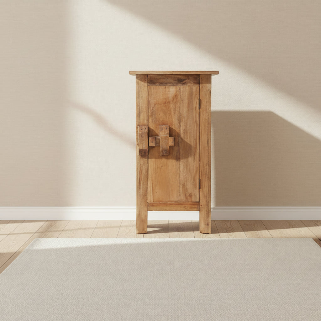 vidaXL Bedside Cabinet Solid Wood Mahogany