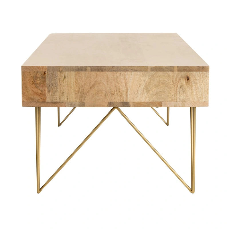 1-Drawer 1-Shelf Living Room Coffee Table - 43W x 21.6L x 16H