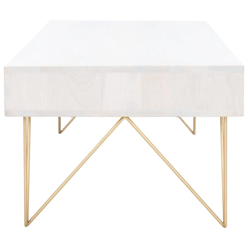 1-Drawer 1-Shelf Living Room Coffee Table - 43W x 21.6L x 16H