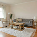 Natural A-Frame Wrap Around Coffee Table