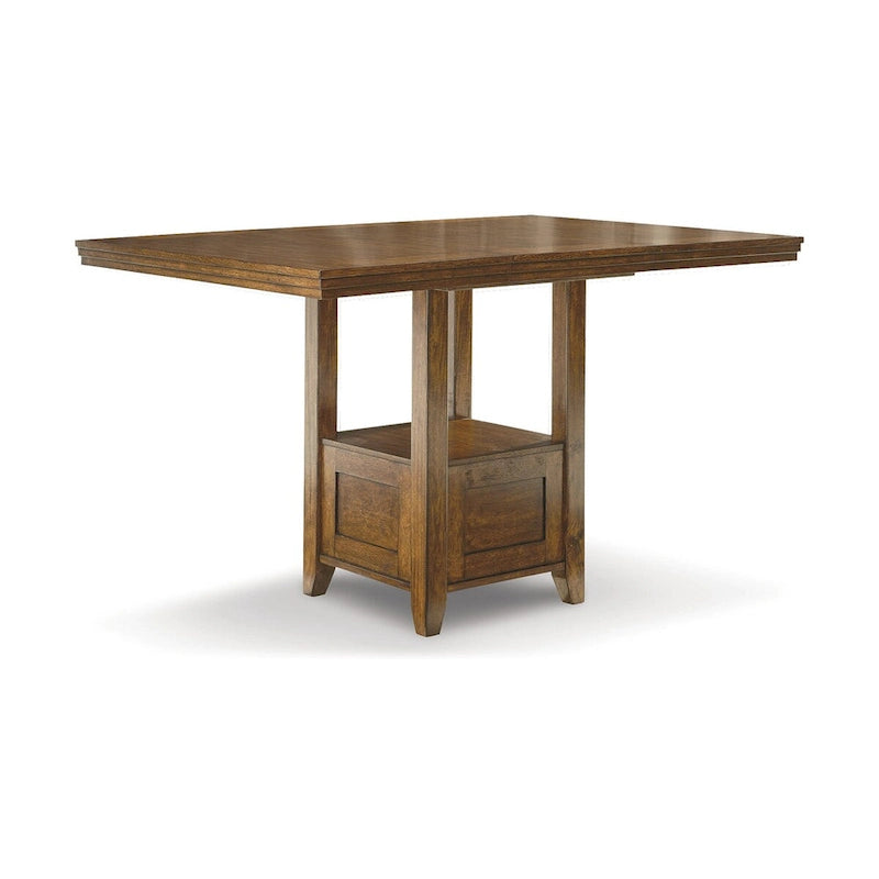 Medium Brown 8-Piece Counter Height Dining Package