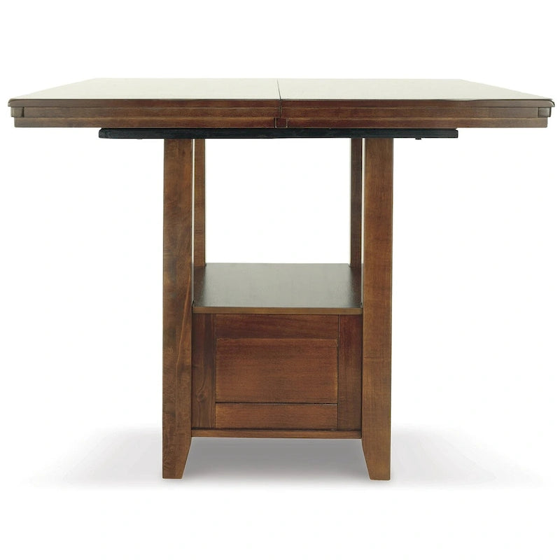 Medium Brown 8-Piece Counter Height Dining Package