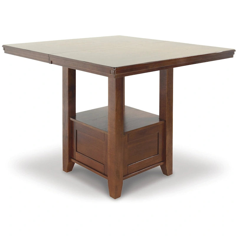 Medium Brown 8-Piece Counter Height Dining Package