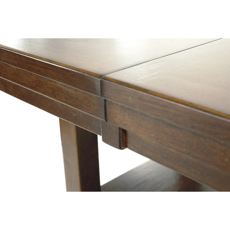 Medium Brown 8-Piece Counter Height Dining Package