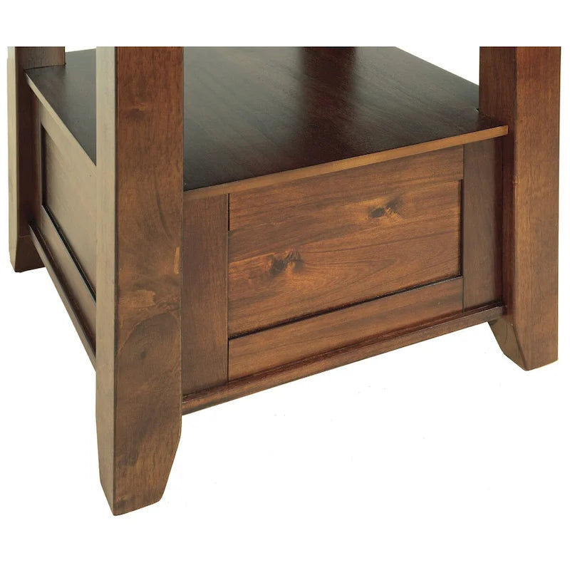 Medium Brown 8-Piece Counter Height Dining Package