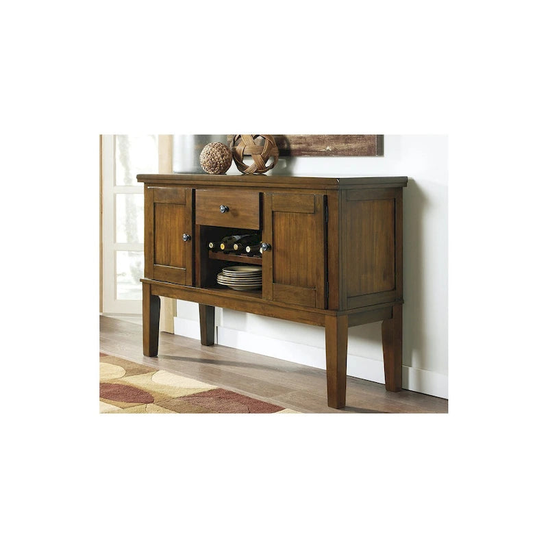 Medium Brown 8-Piece Counter Height Dining Package
