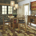 Medium Brown 8-Piece Counter Height Dining Package