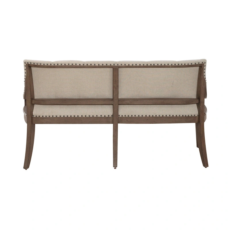 Americana Farmhouse Dusty Taupe Rectangular Table Set with Dining Chairs Various Options